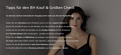 Anita Maternity 5068, Sujetador de Lactancia Para Mujer, Negro, 80G