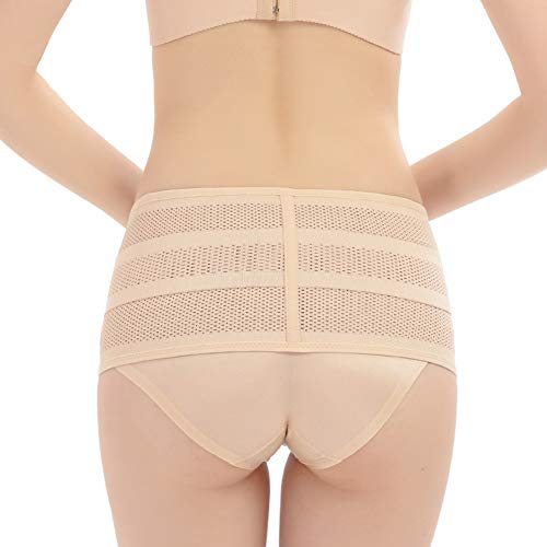 ANMODUXY Sacroiliac SI Belt, Transpirable Cinturón de Si Que alivian el Dolor ciático, pélvico, Lumbar y de Las piernas, estabilizan la articulación SI,A,XL