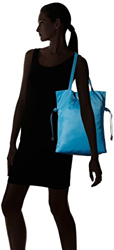 Anne Klein NS NYLON TOTE - Bolso de mano para mujer, color Azul, talla Einheitsgröße
