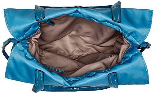 Anne Klein NS NYLON TOTE - Bolso de mano para mujer, color Azul, talla Einheitsgröße