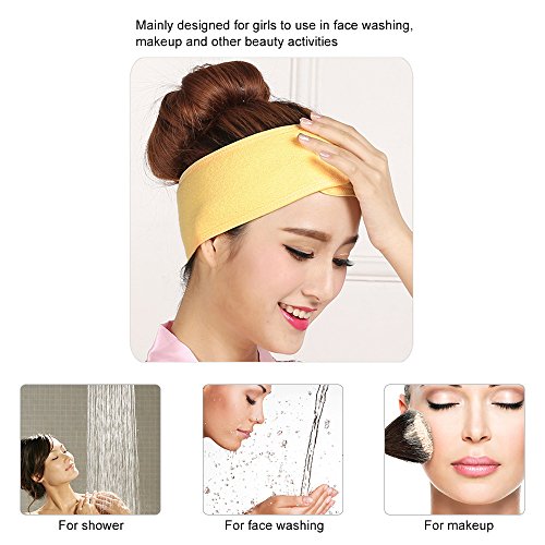 Anself 1pc Diadema Suave para Niñas Maquillaje Cara Lavado Ducha Turbante