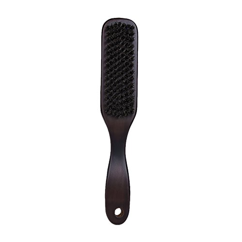 Anself Cepillo de Madera para Afeitar, Cepillo de Barba Facial para Hombres, Cepillo de Bigotes de Madera