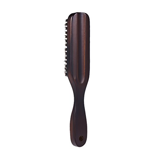 Anself Cepillo de Madera para Afeitar, Cepillo de Barba Facial para Hombres, Cepillo de Bigotes de Madera