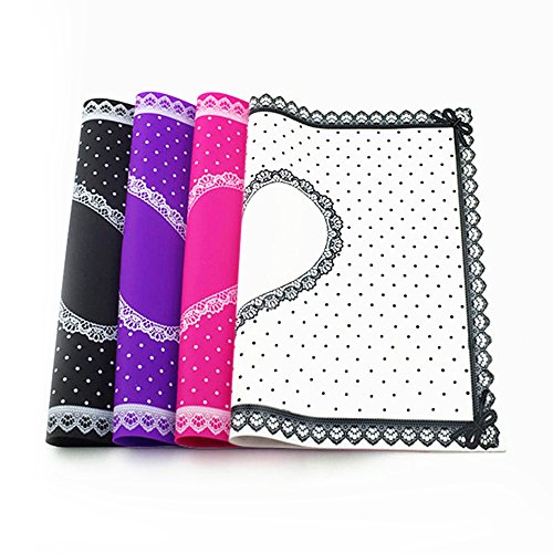 Anself - Juego de Apoyo de Manos + Mantel de Silicona, Kit de Accesorios de Manicura