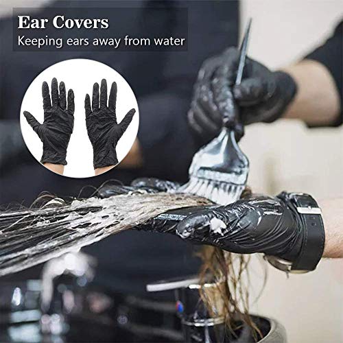 Anself Kit de Tinte, 18pcs Juego de Coloración del Cabello Herramientas de Salón Tablero de Tintura del Cabello