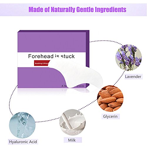 Antiarrugas máscara frente ceño líneas eliminación Hidratación de la cara hidratante piel poros limpieza limpieza reparación adhesivo adecuado para mujeres y hombres