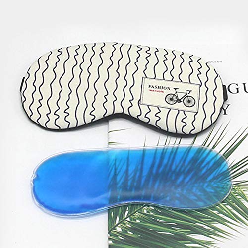Antifaz de gel de hielo para el hogar, cómodo, para el cuidado del frío, para la siesta de la tarde, para viajes, para dormir, sombra de ojos