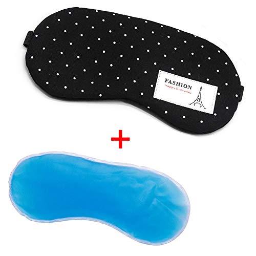 Antifaz de gel de hielo para el hogar, cómodo, para el cuidado del frío, para la siesta de la tarde, para viajes, para dormir, sombra de ojos
