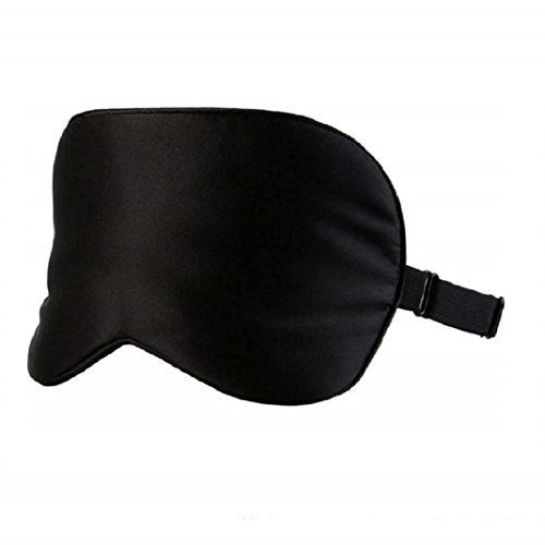 Antifaz para dormir, Seda natural 100% Anti-Luz Opaco Cómoda Agradable para la piel - Antifaces Máscara para Dormir con tapón de oído y ajustable correa