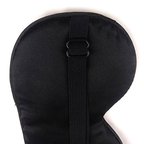 Antifaz para dormir, Seda natural 100% Anti-Luz Opaco Cómoda Agradable para la piel - Antifaces Máscara para Dormir con tapón de oído y ajustable correa
