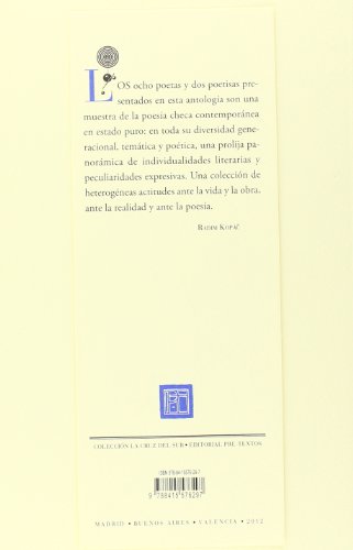 Antología De Poesía Checa Contemporánea (La Cruz del Sur)