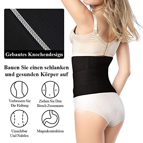 ANTOPM Faja Reductora Mujer, Fajas Reductoras Adelgazantes Mujer Postparto, Faja Lumbar Adelgazante Mujer Abdomen Adjustable para Deporte Fitness