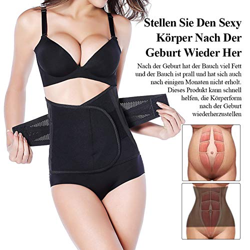 ANTOPM Faja Reductora Mujer, Fajas Reductoras Adelgazantes Mujer Postparto, Faja Lumbar Adelgazante Mujer Abdomen Adjustable para Deporte Fitness