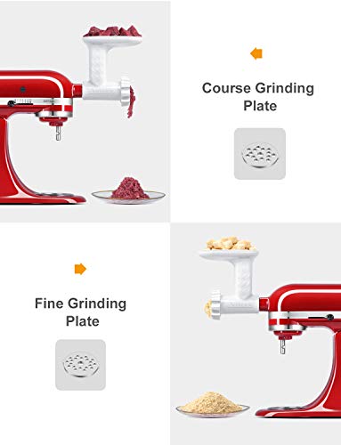 Antree - Molinillo de alimentos y salchichas para mezclador de soporte KitchenAid