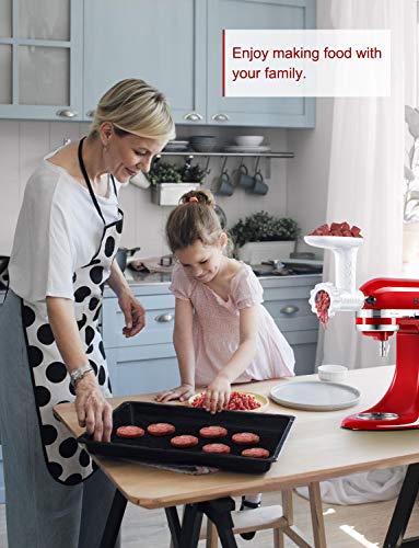 Antree - Molinillo de alimentos y salchichas para mezclador de soporte KitchenAid