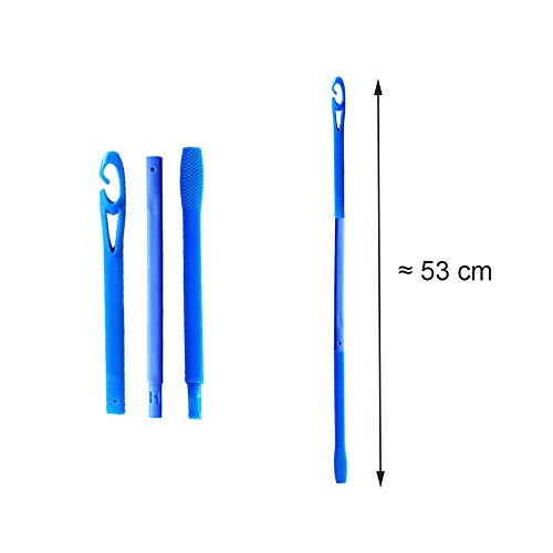 Anyasen Rizador de Pelo 20 Piezas Rizador Pelo sin Calor Rulos para el Pelo Rizador Pelo Rizadores de Pelo Rulos de Pelo Peinado de Rizos y 1 Ganchos, para el pelo largo, 45 cm