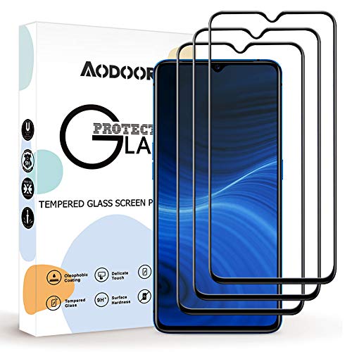 Aodoor Protector Pantalla Realme X2 Pro, [3 Pack] [9H Dureza] Cristal Templado, [Resistente a Arañazos] Vidrio Templado Screen Protector para Realme X2 Pro