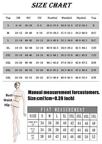 AOQUSSQOA Mujer Traje de Baño de Una Pieza Retro Monokinis Pin Up Halter Talla Grande Una Pieza Moda Sexy con Uno/Dos Tirantes (EU 50-52 (5XL), D)