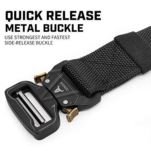 APERIL Cinturón Táctico Militar Ajustable Cintura Hombres Lona Nylon Hebilla de Metal para Entrenamiento de Caza Ejército Que se Ejecuta