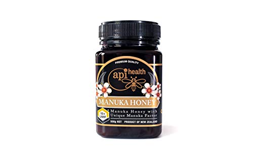Apihealth Miel de Manuka UMF 15+ MGO 534+ Miel certificada de Nueva Zelanda 500g importada de Nueva Zelanda. Gran milagro para el bienestar y apoyo para la curación de heridas.