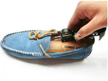 APIKA Horma El plastico Ajustable hombres Juego de 2 Negro