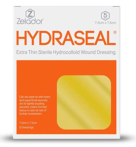 Apósito de herida estéril, hidrocoloides, extrafino, 10 x 10 x 5 cm