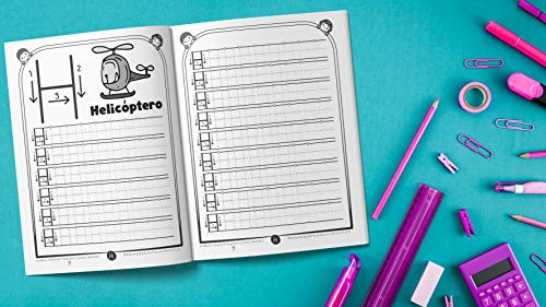 Aprender A Escribir Letras Para Niños: Primeros Ejercicios De Escritura Para Aprender El Alfabeto.