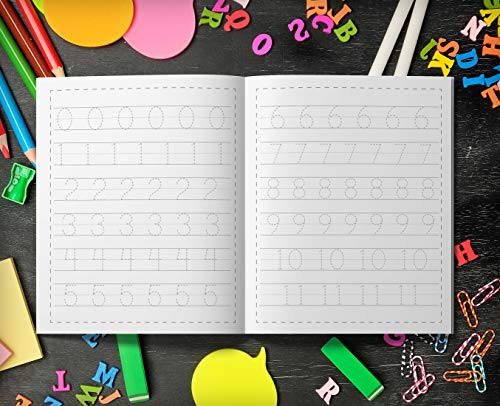 Aprender a escribir números: Aprender a escribir los numeros para niños - Libro infantiles para la escuela primaria - Juego educativo matemàticas - Cuentos infantiles