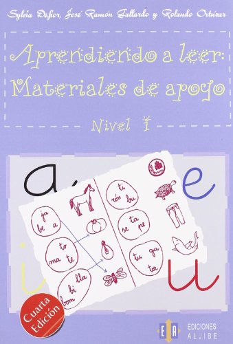 Aprendiendo A Leer. Materiales De Apoyo Nivel I: 1 (Cuadernos De Refuerzo Y Apoyo) - 9788497001977 (CUADERNOS REFUERZO APOYO)