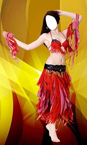 Árabe foto de la muchacha Montage