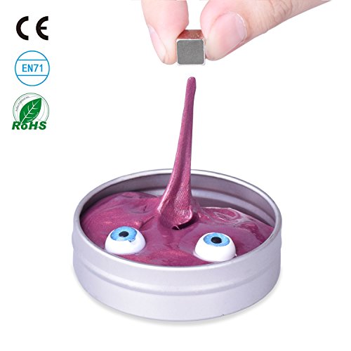 Arcilla y Plastilina Inteligente, Pasta Inteligente, DIY Creativa Arcilla Plastilina Inteligente, DIY Juguete Divertido Hechos a Mano para Niños y Adulto, Fucsia