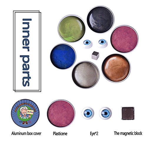 Arcilla y Plastilina Inteligente, Pasta Inteligente, DIY Creativa Arcilla Plastilina Inteligente, DIY Juguete Divertido Hechos a Mano para Niños y Adulto, Fucsia