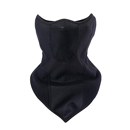 Arcweg mascarilla/Calentador de Cuello/pasamontañas de Forro Polar Multifuncional para Hombre y Mujer Accesorio de esquí Moto Bicicleta Negro(mascarilla#3)