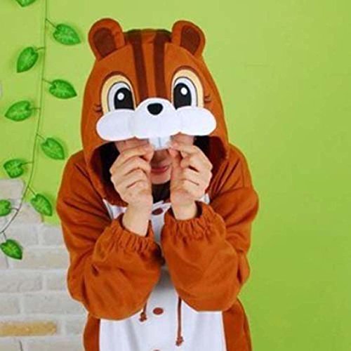 Ardilla Pijamas Enteros Cosplay Adulto Ropa de Dormir Hombre Camisones Disfraces Carnaval Ropa Pijamas de Una Pieza Mujer