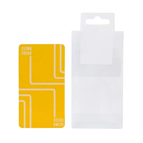 AREON Clima Fresh Ambientador Dulce Vainilla Casa Aire Acondicionado Original Olor Amarillo Hogar Salón Oficina Tienda (Sweet Vanilla Pack de 12)