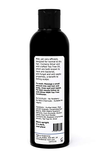 argentum plus Champú del árbol del té Plata-MSM - 200 ml