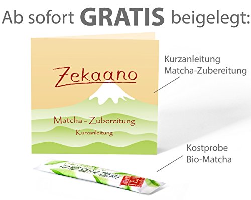 Aricola Juego de té Matcha de 3 Piezas, Color Antracita/Turquesa, Compuesto por Cuenco de té Matcha, Cuchara y Escoba de té Matcha (bambú) en Caja de Regalo. Producto Original