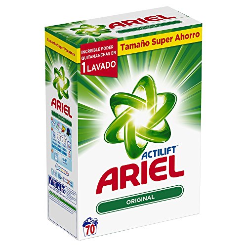 Ariel Original Detergente en polvo, 70 lavados, 4.550 kg