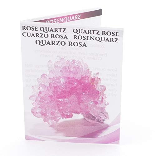 ARITZI – Pulsera elástica con Bolitas de Piedras Naturales con un diámetro de 6 mm - Cuarzo Rosa