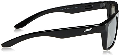 Arnette Syndrome gafas de sol, Gloss Black, 57 para Hombre