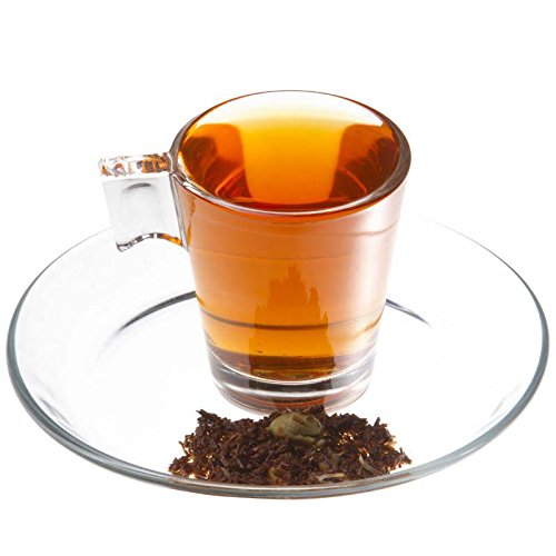 Aromas de Té - Infusión Rooibos Fantasía De Otoño con Canela, Cáscara de Naranja, Jengibre, Pétalos de Rosa, Clavo, Pimienta Negra, Cardamomo y Aromas naturales - Sin Teína - 50 gr.