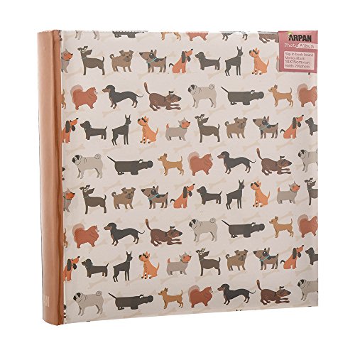 ARPAN Álbum de Fotos diseño de Perros para 200 Fotos de 10x15, Scotty, 23 x 23 cm