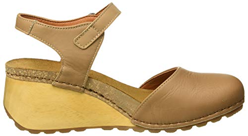 Art Borne, Sandalias con Correa de Tobillo para Mujer, Beige (Sand Sand), 40 EU