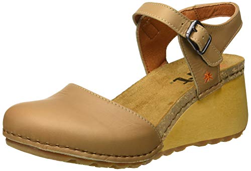 Art Borne, Sandalias con Correa de Tobillo para Mujer, Beige (Sand Sand), 40 EU