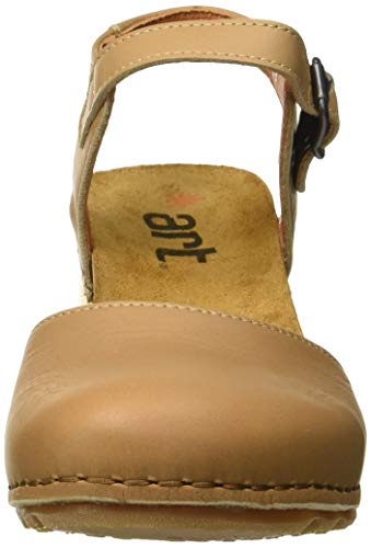 Art Borne, Sandalias con Correa de Tobillo para Mujer, Beige (Sand Sand), 40 EU