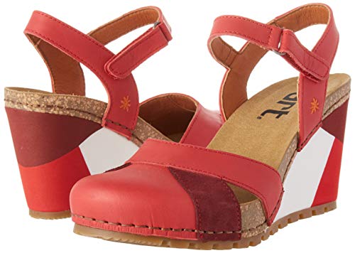 Art Güell, Sandalias con Punta Cerrada para Mujer, Rojo (Red Red), 37 EU