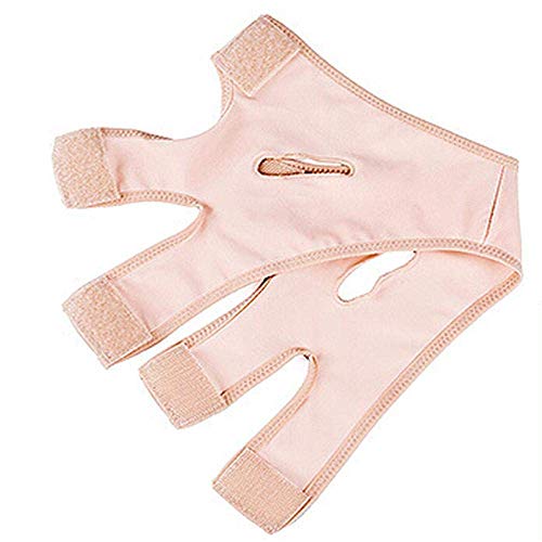 Artefacto de estiramiento facial, 2 uds., Vendaje facial fino para dormir, mascarilla facial fina, instrumento para la cara fina, semilla de melón, cara V, estiramiento facial, reafirmante, doble me