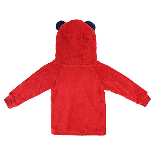 Artesania Cerda Sudadera con Capucha Coral Mickey, Rojo (Rojo C06), 2 Años para Niños