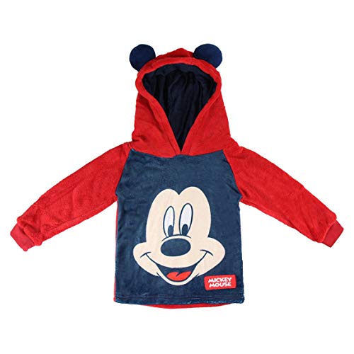 Artesania Cerda Sudadera con Capucha Coral Mickey, Rojo (Rojo C06), 2 Años para Niños