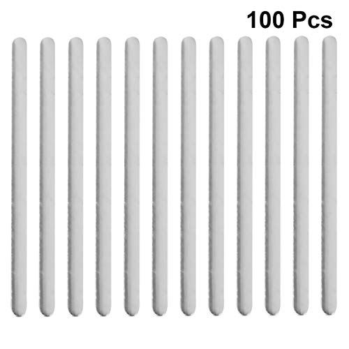 Artibest - Tiras para puente de nariz, 100 unidades, de alambre de aluminio para hacer manualidades, accesorios hechos a mano (pegamento termofusible)